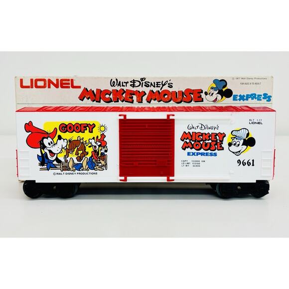 Lionel Goofy Hi-Cube Box Car Walt Disney's Mickey Mouse Express 6-9661 - Picture 1 of 10